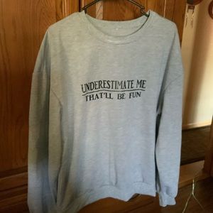 XL Gray Sweatshirt